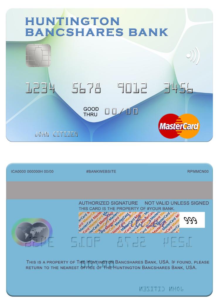 USA Huntington Bancshares Bank mastercard